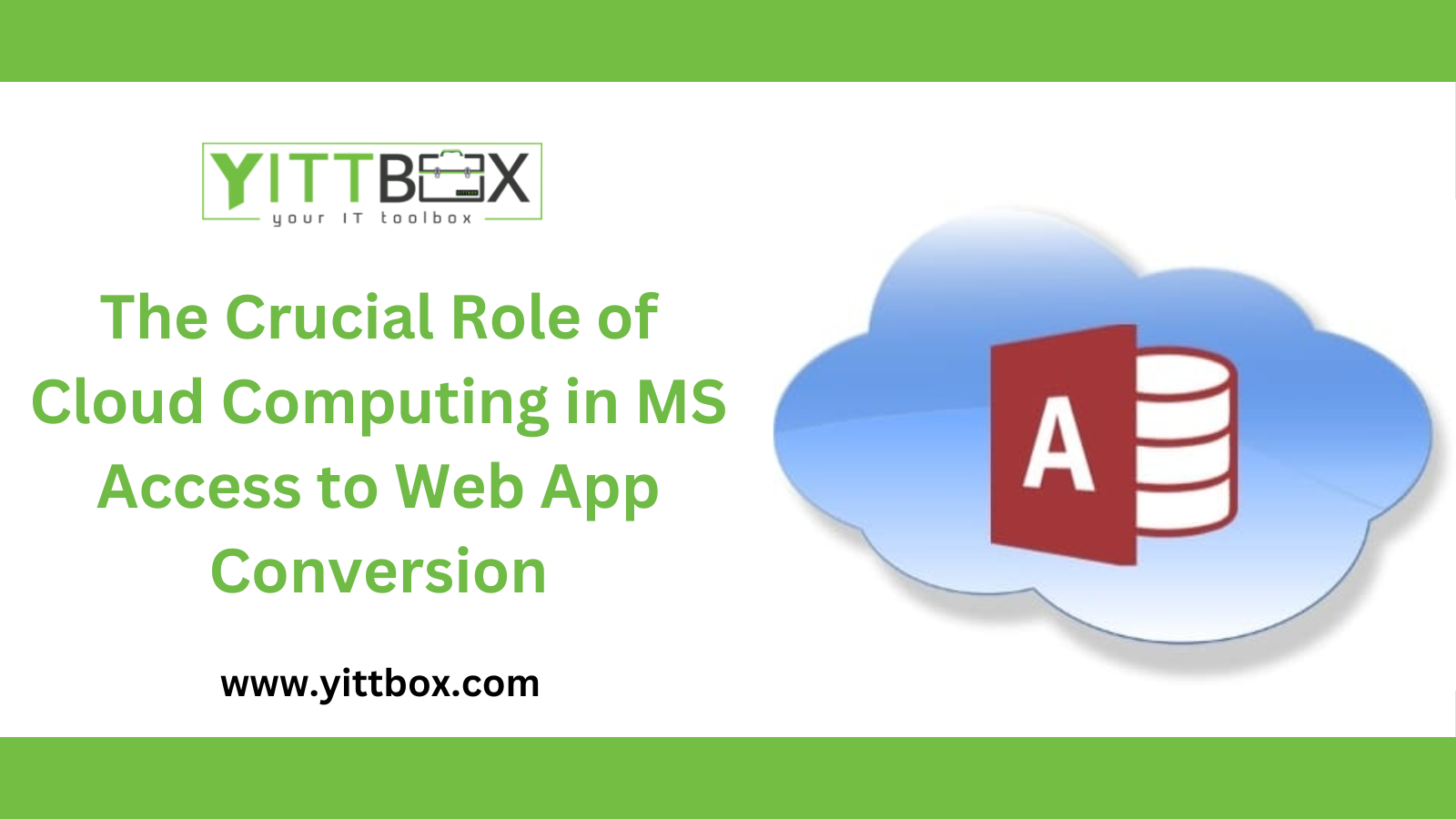 Unleashing Potential: The Crucial Role of Cloud Computing in MS Access to Web App Conversion